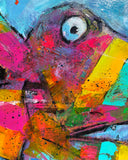 Original art for sale at UGallery.com | Electric Eric by Allen Wittert | $1,350 | acrylic painting | 24' h x 31.5' w | thumbnail 4