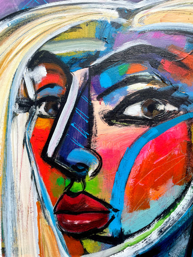 Electric Muse by Allen Wittert |   Closeup View of Artwork 