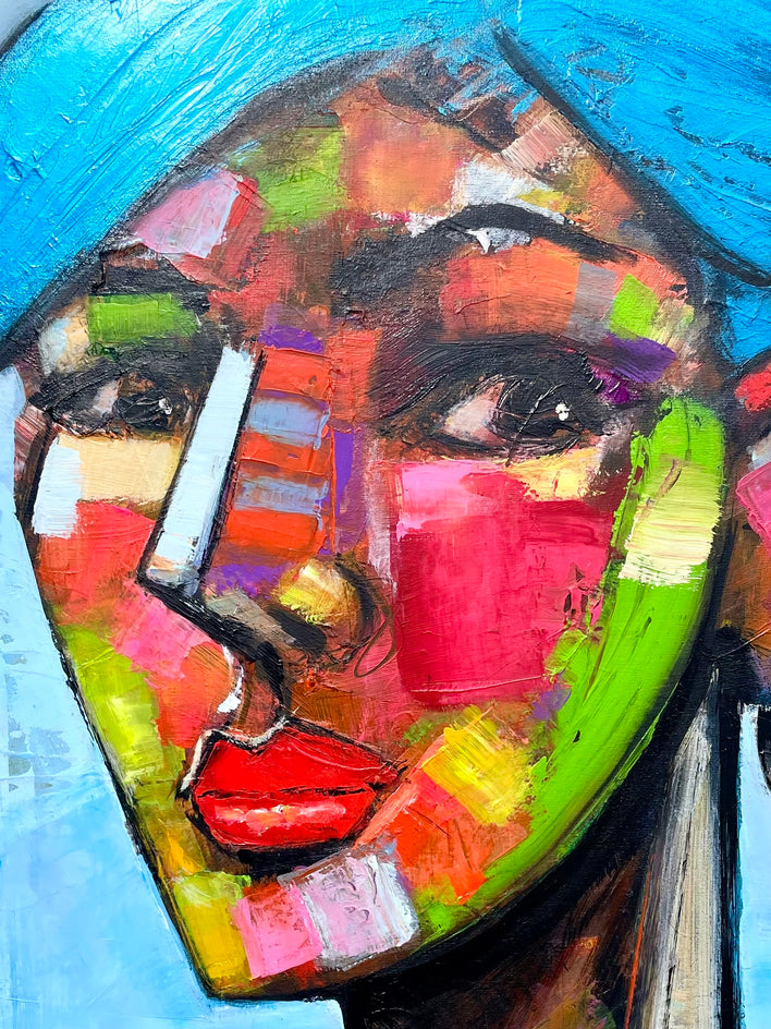 Electric Queen by Allen Wittert |  Closeup View of Artwork 