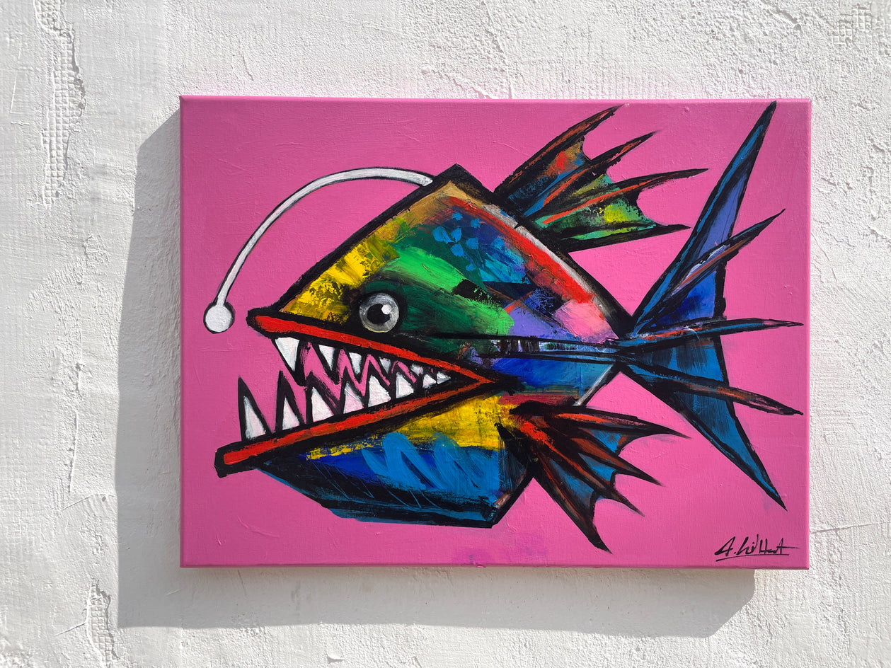 Eric the Anglerfish by Allen Wittert |  Context View of Artwork 