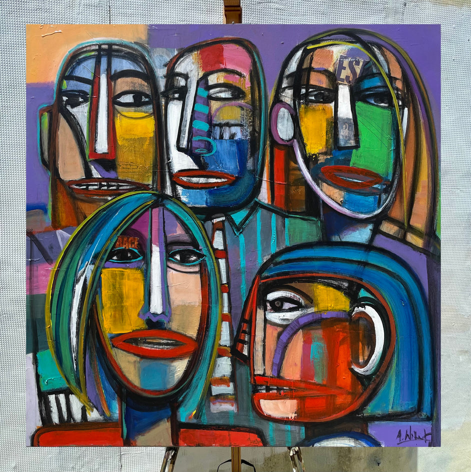 Face Values by Allen Wittert |  Context View of Artwork 