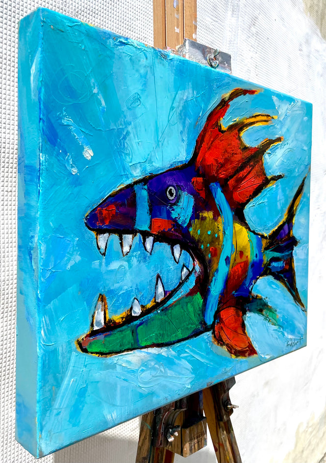 Finn McFlav by Allen Wittert |  Side View of Artwork 
