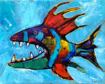 acrylic painting by Allen Wittert titled Finn McFlav