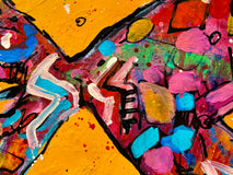 Original art for sale at UGallery.com | Frank by Allen Wittert | $1,300 | acrylic painting | 27.3' h x 31.5' w | thumbnail 4