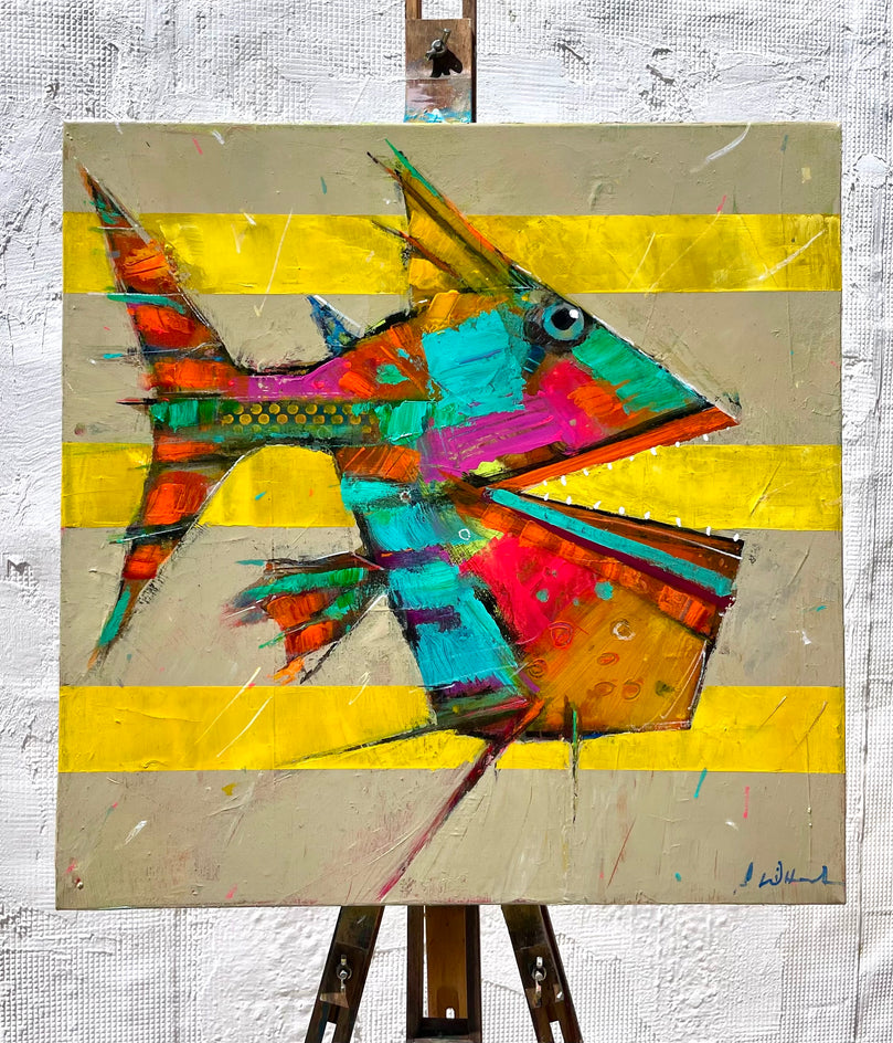 Gary Grouper by Allen Wittert |  Context View of Artwork 