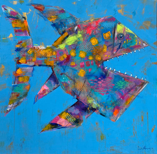 Gold Water Geometry by Allen Wittert |  Artwork Main Image 