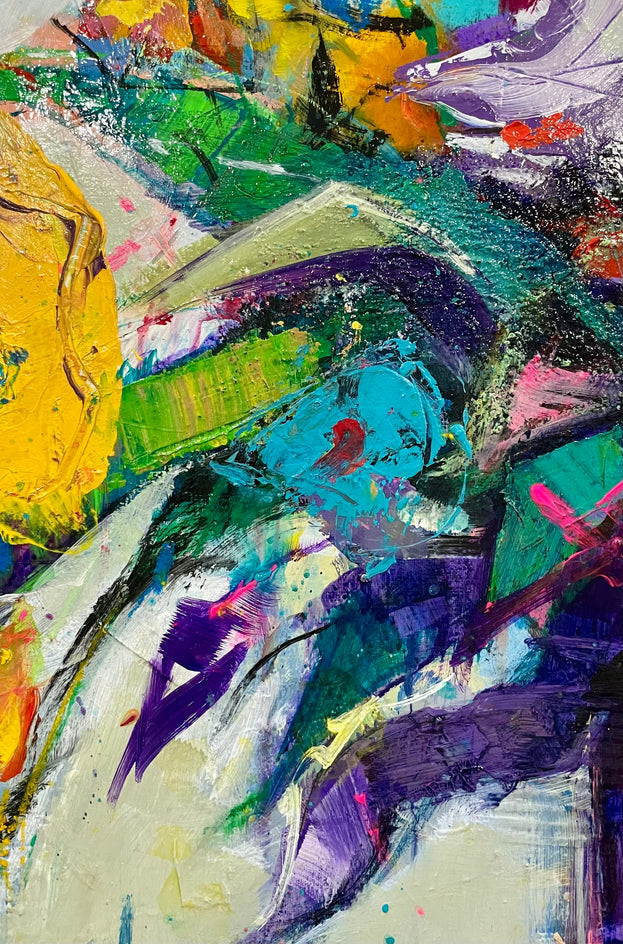 Gorgeous Swirl by Allen Wittert |  Closeup View of Artwork 