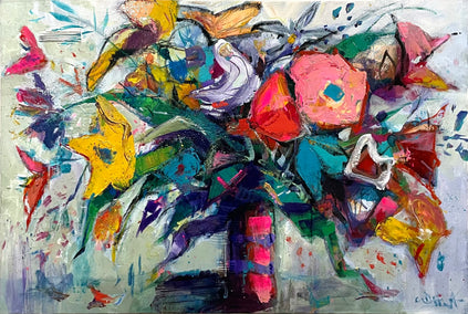 acrylic painting by Allen Wittert titled Gorgeous Swirl