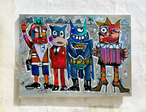 Original art for sale at UGallery.com | Sidekicks of Central Park by Allen Wittert | $6,050 | acrylic painting | 44' h x 60' w | thumbnail 3