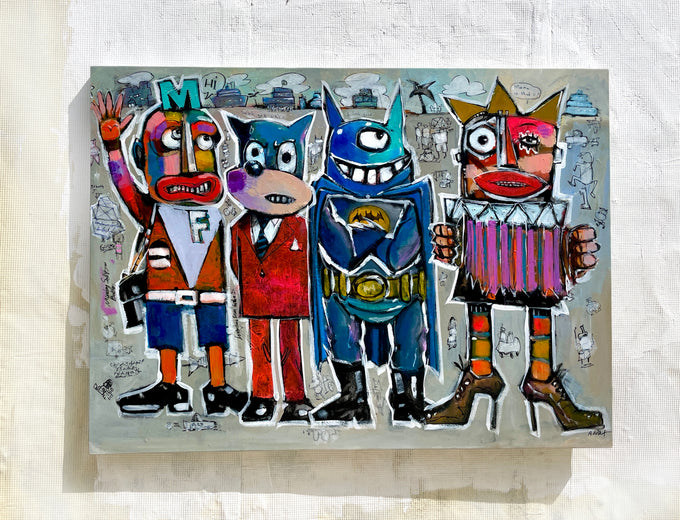 Sidekicks of Central Park by Allen Wittert |  Context View of Artwork 