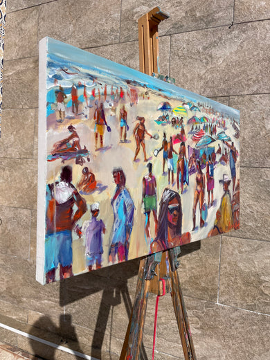 Late September Sun by Allen Wittert |  Side View of Artwork 