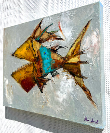 Marvin by Allen Wittert |  Side View of Artwork 