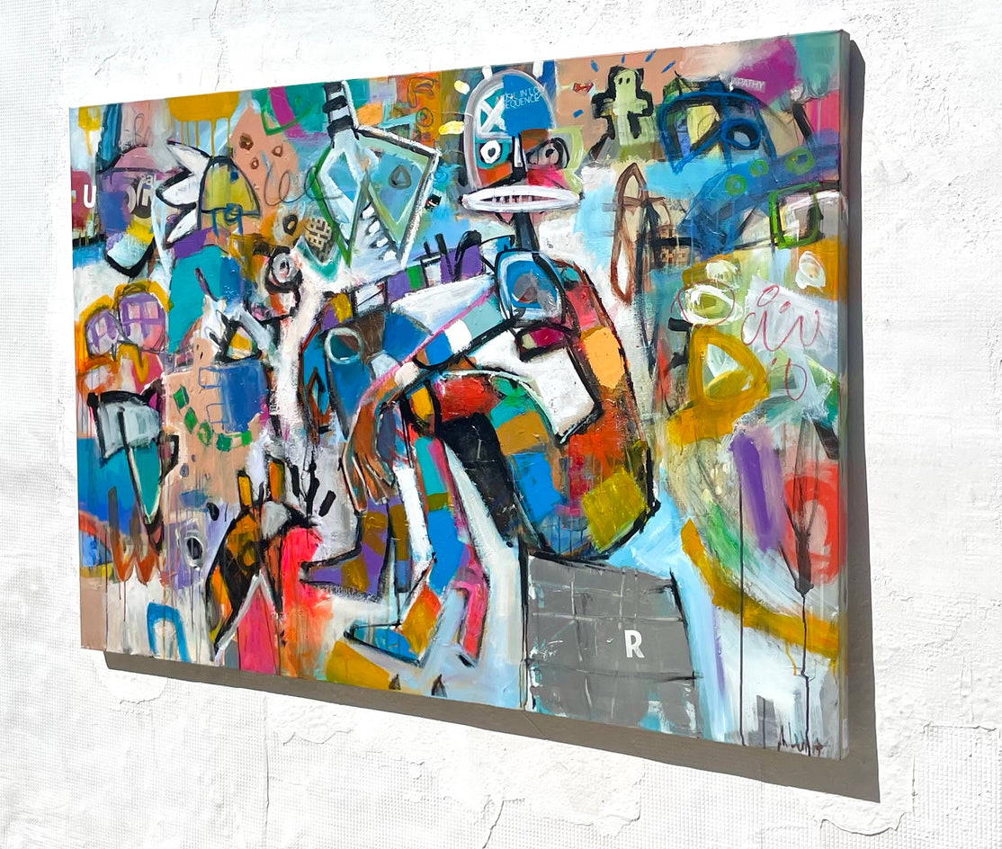 Meditation Endurance by Allen Wittert |  Side View of Artwork 