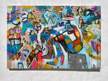 Original art for sale at UGallery.com | Meditation Endurance by Allen Wittert | $5,850 | acrylic painting | 38.25' h x 59.5' w | thumbnail 3