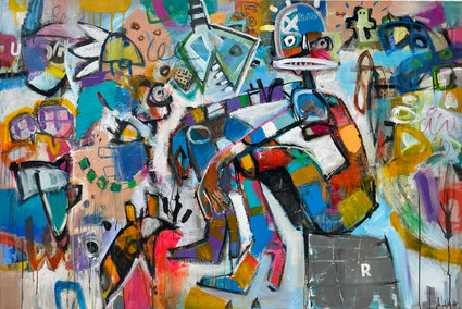 acrylic painting by Allen Wittert titled Meditation Endurance