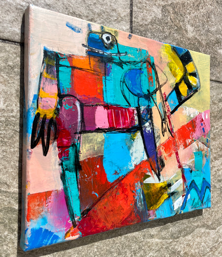 Mr Personality by Allen Wittert |  Side View of Artwork 