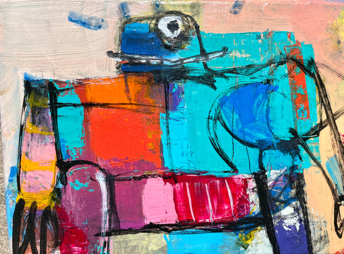 Mr Personality by Allen Wittert |   Closeup View of Artwork 