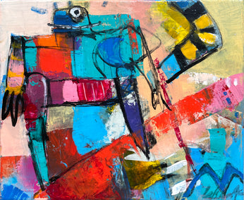 acrylic painting by Allen Wittert titled Mr Personality