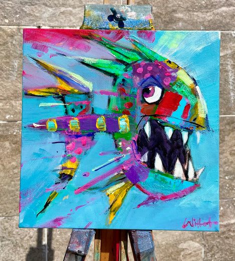 Neon Barracuda by Allen Wittert |  Context View of Artwork 