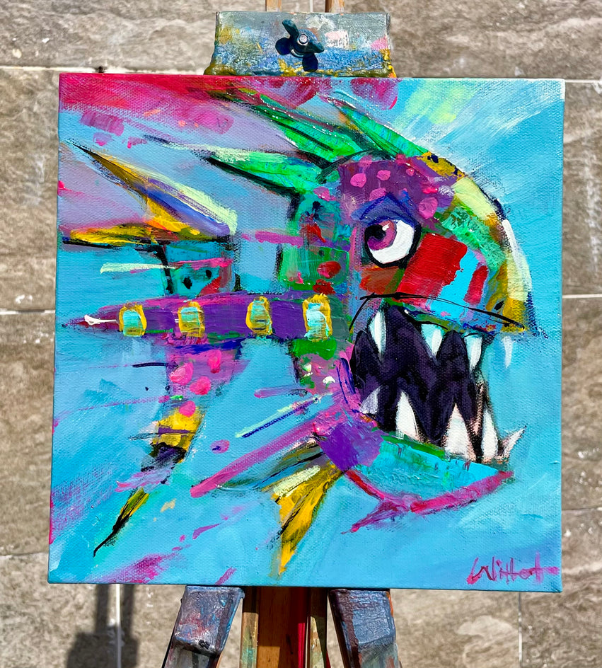Neon Barracuda by Allen Wittert |  Context View of Artwork 