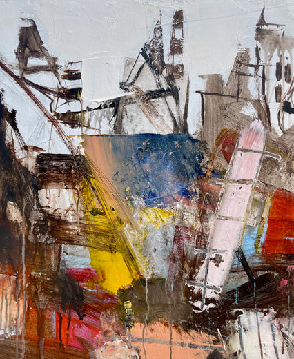 New York City by Allen Wittert |   Closeup View of Artwork 