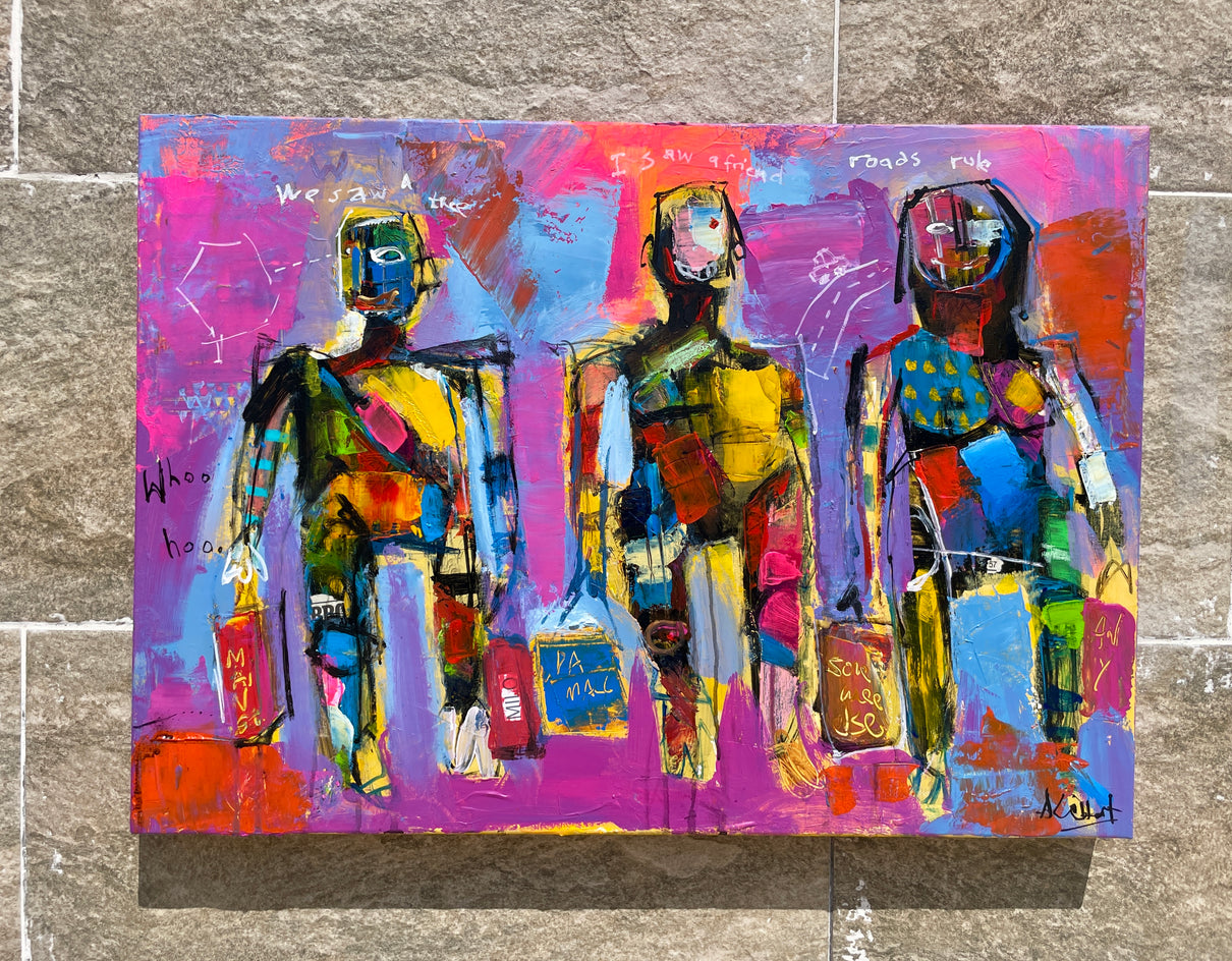 Hittin’ the Streets by Allen Wittert |  Context View of Artwork 