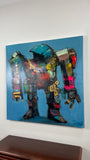 Original art for sale at UGallery.com | Soft Core Hardware by Allen Wittert | $3,900 | acrylic painting | 35.5' h x 35.5' w | thumbnail 2