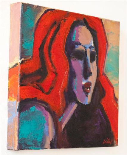 Redhead by Allen Wittert |  Side View of Artwork 