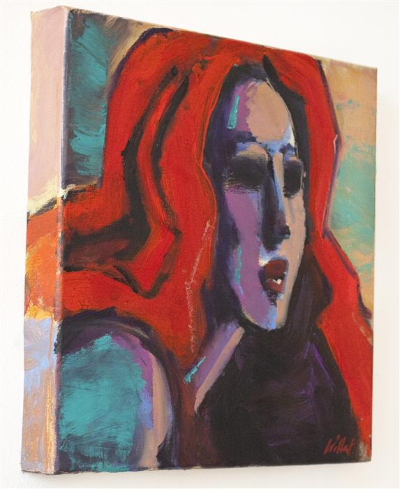 Redhead by Allen Wittert |  Side View of Artwork 
