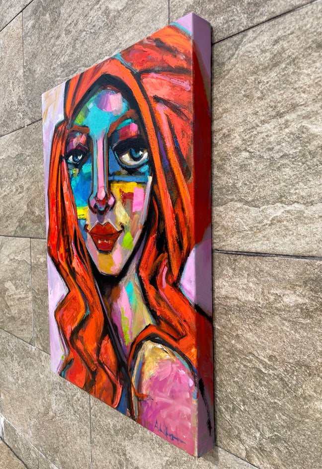 Redlining by Allen Wittert |  Side View of Artwork 