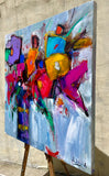 Original art for sale at UGallery.com | Shapes 'n Colors by Allen Wittert | $2,850 | acrylic painting | 39.5' h x 39.5' w | thumbnail 2