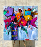 Original art for sale at UGallery.com | Shapes 'n Colors by Allen Wittert | $2,850 | acrylic painting | 39.5' h x 39.5' w | thumbnail 3