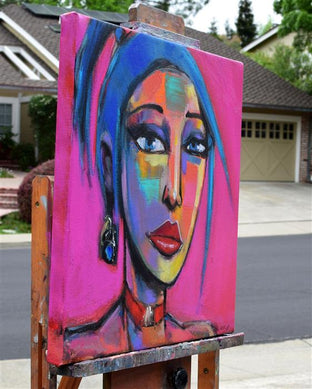 Sheena Is by Allen Wittert |  Side View of Artwork 
