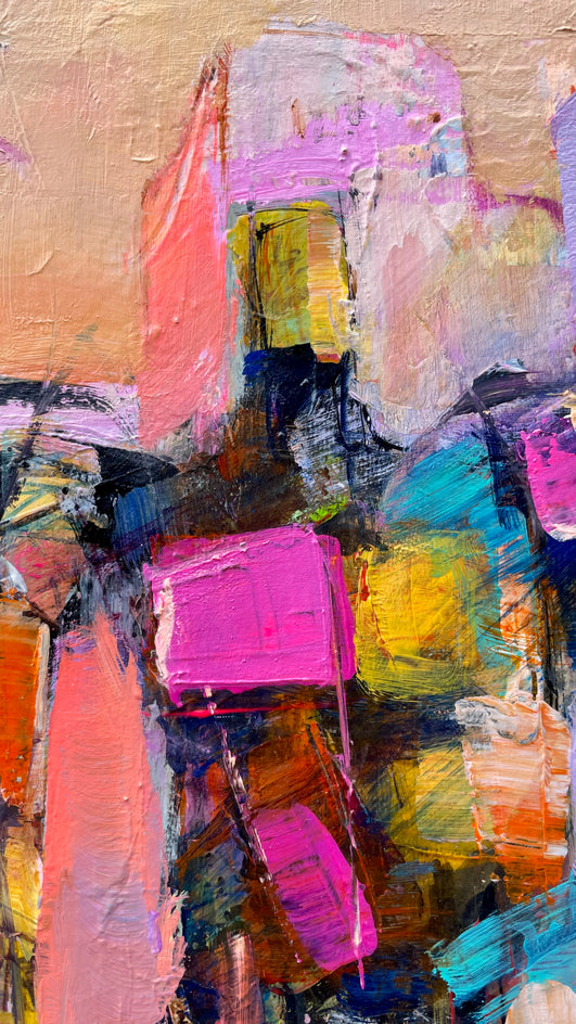 Shopping Melrose by Allen Wittert |  Closeup View of Artwork 