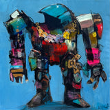 Original art for sale at UGallery.com | Soft Core Hardware by Allen Wittert | $3,900 | acrylic painting | 35.5' h x 35.5' w | thumbnail 1