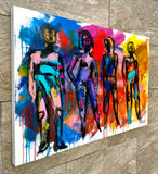 Original art for sale at UGallery.com | Standing Room Only by Allen Wittert | $1,200 | acrylic painting | 24' h x 36' w | thumbnail 2
