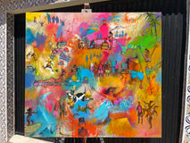 Original art for sale at UGallery.com | The Shape of Summer by Allen Wittert | $4,100 | acrylic painting | 43.5' h x 47.5' w | thumbnail 3