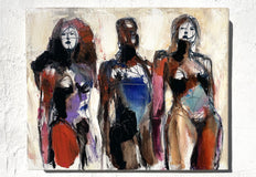 Original art for sale at UGallery.com | Resilience Power Intelligence by Allen Wittert | $1,100 | acrylic painting | 16' h x 20' w | thumbnail 3