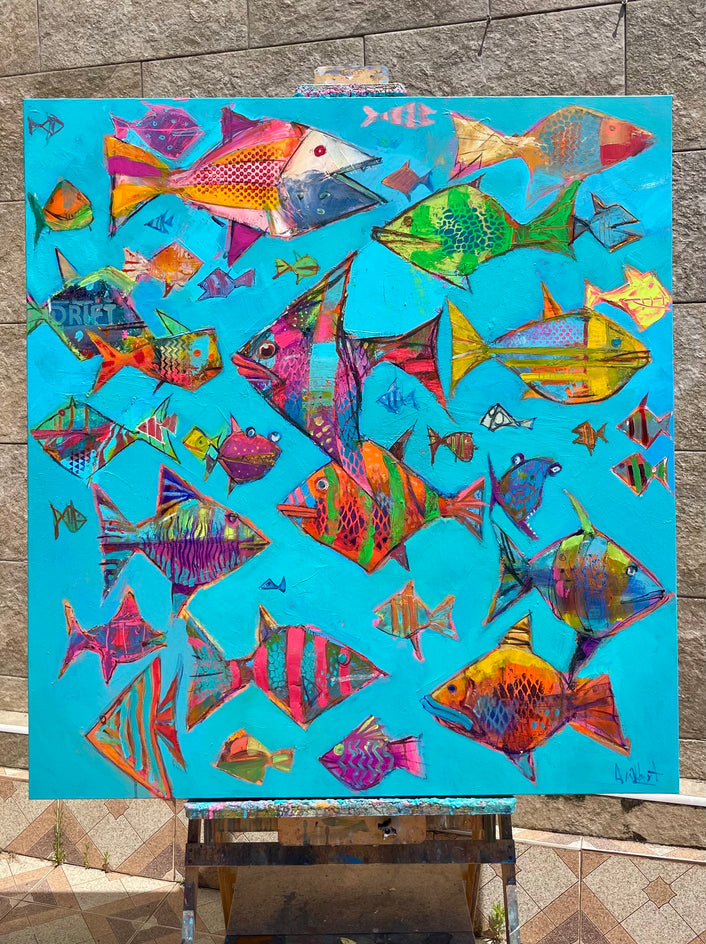 Tropical Neck of the Woods by Allen Wittert |  Context View of Artwork 