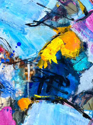 Coral Chaser by Allen Wittert |   Closeup View of Artwork 