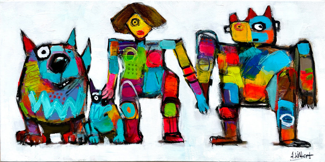 Two Dogs by Allen Wittert |  Artwork Main Image 