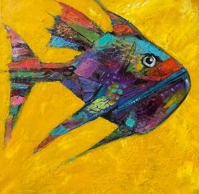 Bass, Grouper, Goldfish Hybrid by Allen Wittert | Artwork Main Image