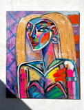Original art for sale at UGallery.com | Variations of Gold by Allen Wittert | $5,100 | acrylic painting | 44' h x 36' w | thumbnail 3