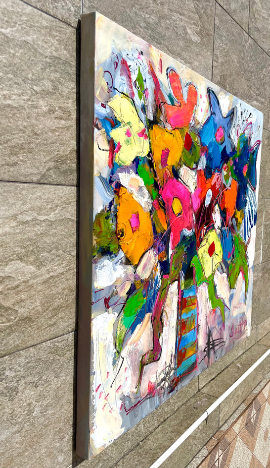 Wild ‘n Wanton by Allen Wittert |  Side View of Artwork 