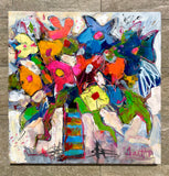 Original art for sale at UGallery.com | Wild ‘n Wanton by Allen Wittert | $2,850 | acrylic painting | 39.5' h x 39.5' w | thumbnail 3