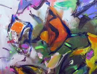 Wild Flowers by Allen Wittert |   Closeup View of Artwork 