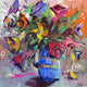 Original art for sale at UGallery.com | Wild Flowers by Allen Wittert | $2,200 | acrylic painting | 30' h x 30' w | thumbnail 1