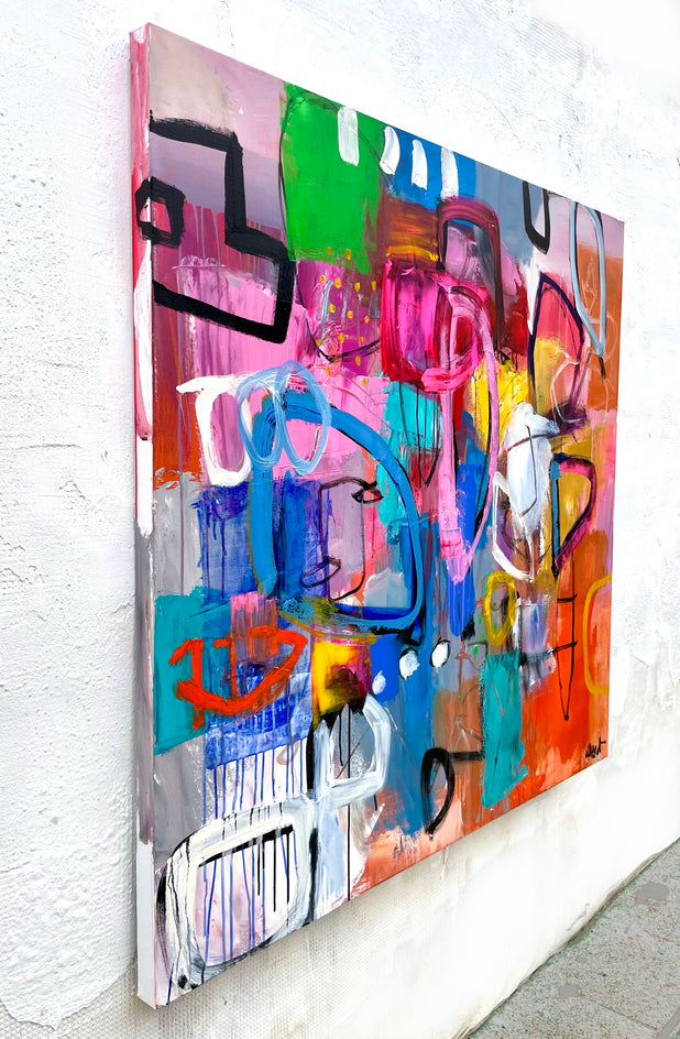 Exuberjoy by Allen Wittert |  Side View of Artwork 