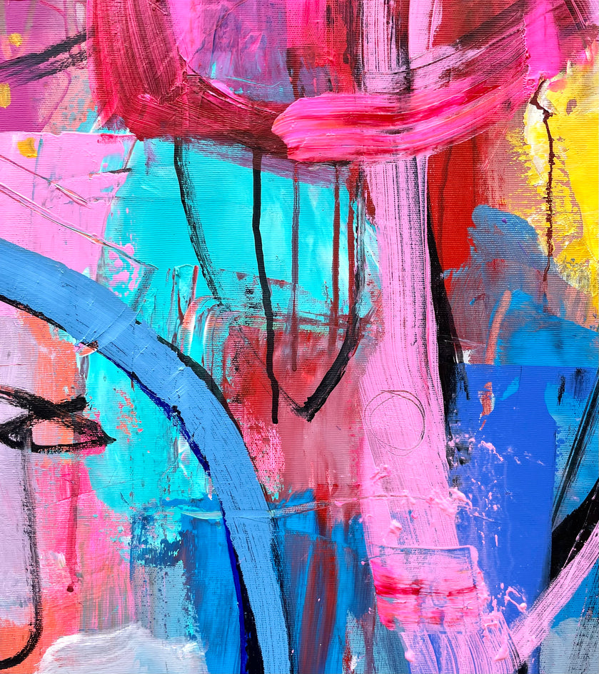 Exuberjoy by Allen Wittert |  Closeup View of Artwork 