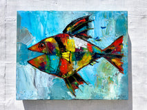 Original art for sale at UGallery.com | Tropical Static by Allen Wittert | $900 | acrylic painting | 16' h x 20' w | thumbnail 3